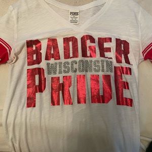 VS PINK Wisconsin Badger Tee